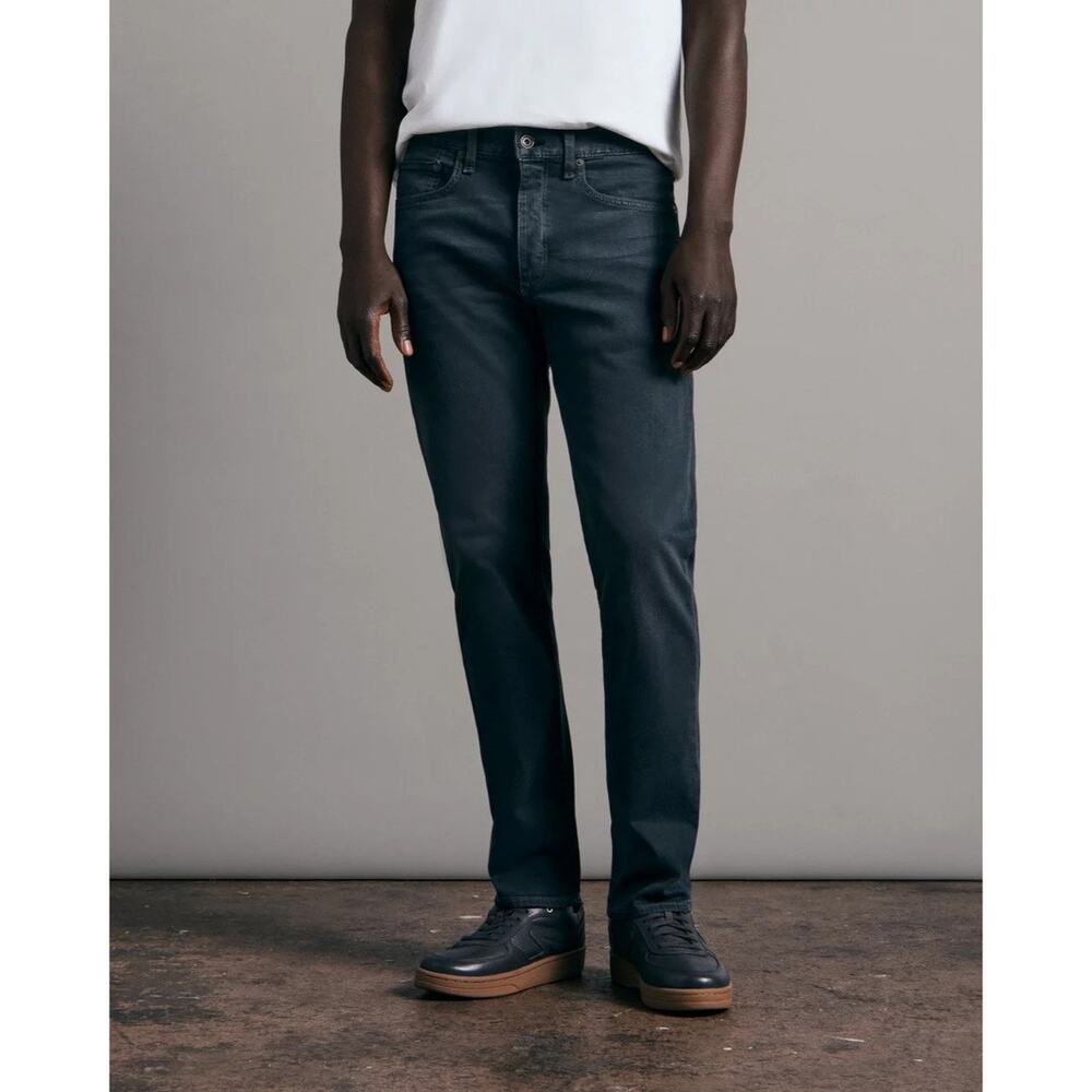 RAG & BONE Like-New Fit 2 Slim-Fit Jeans in Minna Blue-Black Indigo Size 31 x 33